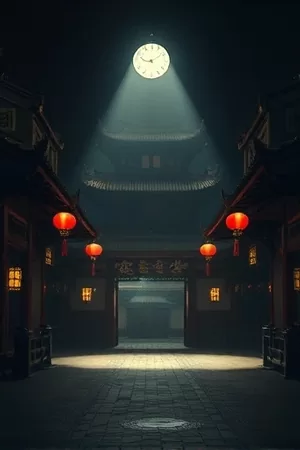 纪录片《潮汐备忘录》竖版海报，退潮后裸露的滩涂与远处的观测桩