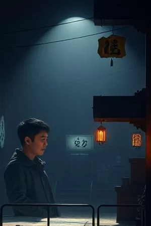 纪录片《山脊上的风》竖版海报，山脊测风塔在云层中露出塔尖