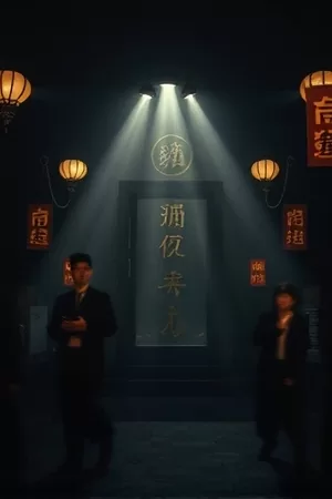 连载动画《云上搬运工》竖版海报，云层之上背着包裹的搬运小队